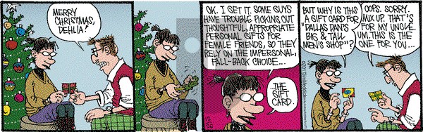 Monty on Tuesday December 26, 2017 Comic Strip