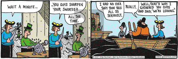 Overboard on Thursday November 9, 2017 Comic Strip