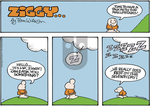 Ziggy on Sunday March 11, 2018 Comic Strip