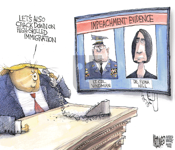 Matt Davies on Friday November 22, 2019 Comic Strip