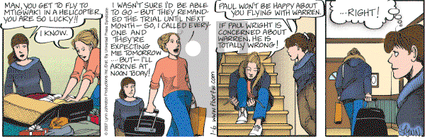 For Better or For Worse - Saturday January 6, 2007 Comic Strip