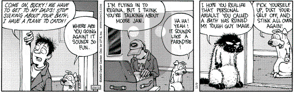 Get Fuzzy on Monday December 9, 2002 Comic Strip