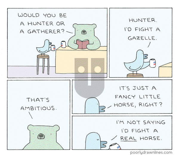 Poorly Drawn Lines on Friday January 25, 2019 Comic Strip
