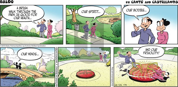 Baldo on Sunday July 14, 2019 Comic Strip