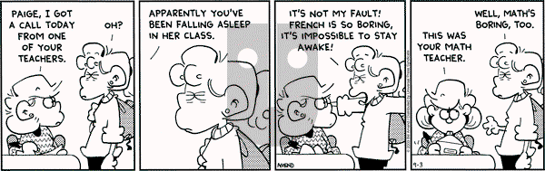 FoxTrot on Wednesday September 3, 2003 Comic Strip