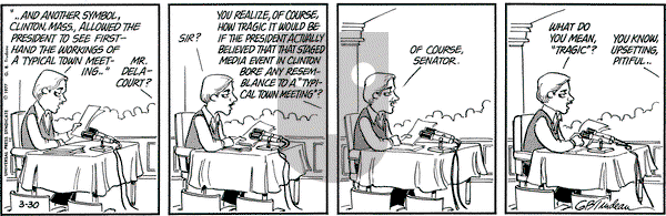 Doonesbury on Wednesday March 30, 1977 Comic Strip