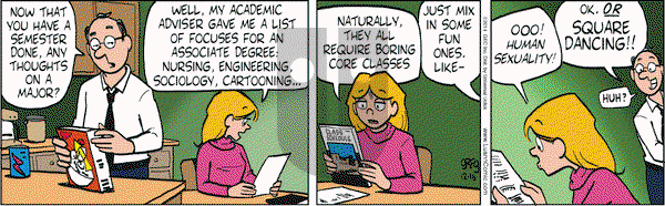 Luann on Tuesday December 16, 2014 Comic Strip
