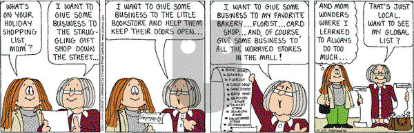 Cathy Classics on Saturday November 24, 2001 Comic Strip