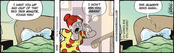 Ginger Meggs - Tuesday October 11, 2016 Comic Strip