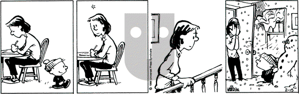 Calvin and Hobbes on Saturday February 15, 1986 Comic Strip