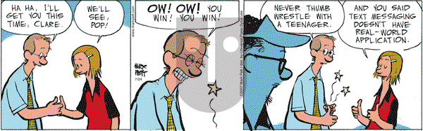 Lucky Cow on Tuesday July 24, 2007 Comic Strip
