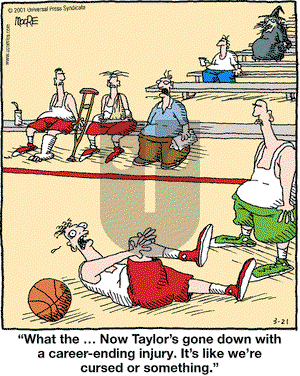 In the Bleachers on Wednesday March 21, 2001 Comic Strip