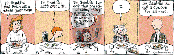 Cul de Sac on Thursday November 25, 2010 Comic Strip