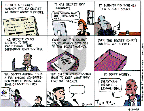 Ted Rall on Monday June 24, 2013 Comic Strip