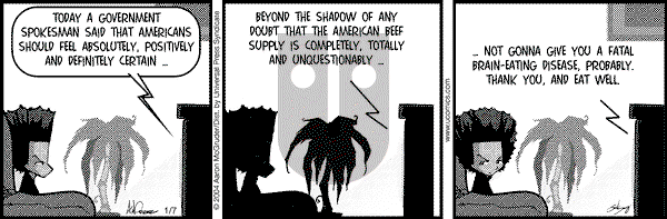 The Boondocks on Wednesday August 10, 2011 Comic Strip