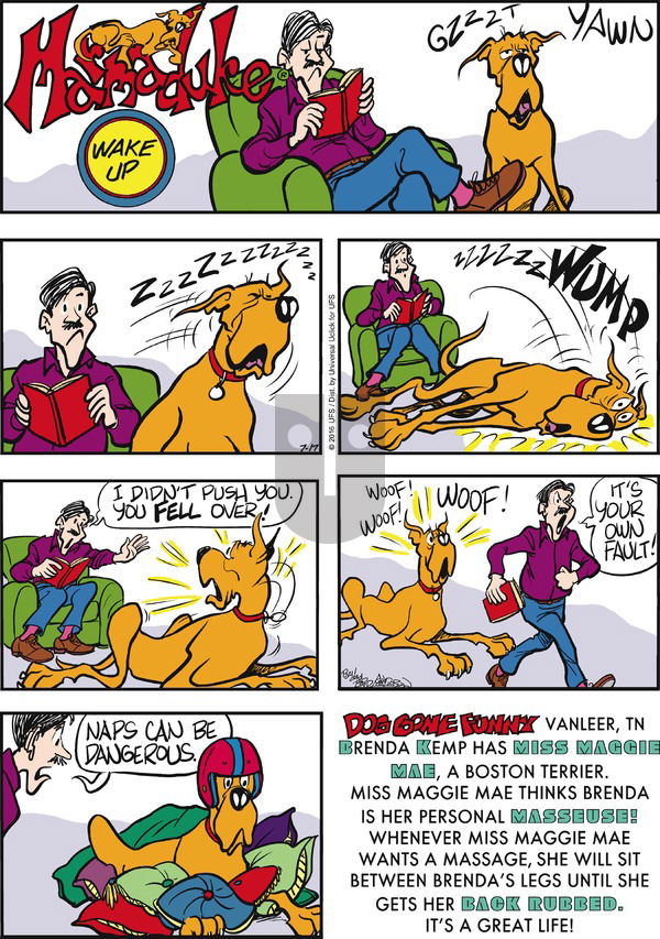 Marmaduke on Sunday July 17, 2016 Comic Strip