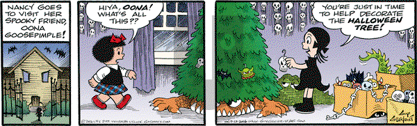 Nancy on Monday October 17, 2016 Comic Strip