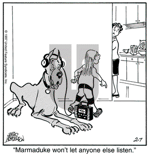 Marmaduke on Friday February 7, 1997 Comic Strip