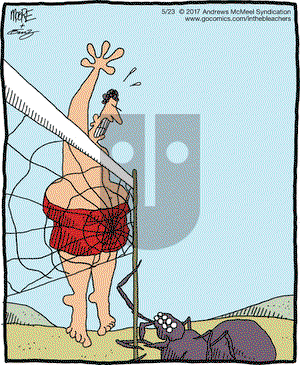 In the Bleachers on Tuesday May 23, 2017 Comic Strip