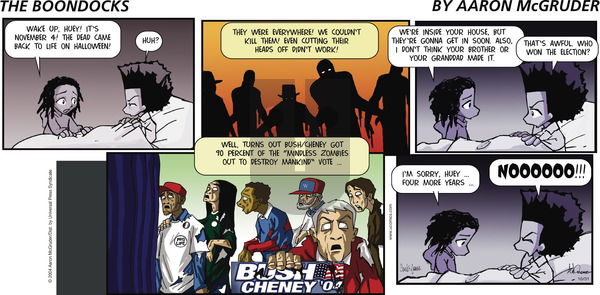 The Boondocks on Wednesday December 8, 2004 Comic Strip