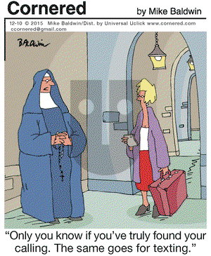 Cornered on Thursday December 10, 2015 Comic Strip