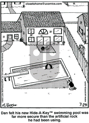 Close to Home on Wednesday July 24, 2002 Comic Strip