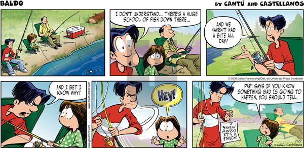 Baldo on Sunday July 27, 2008 Comic Strip