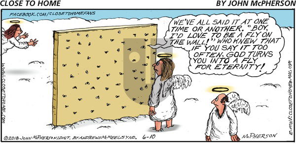 Close to Home on Sunday June 10, 2018 Comic Strip