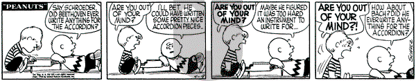 Peanuts on Monday April 9, 1956 Comic Strip