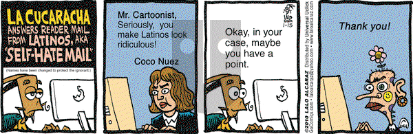 La Cucaracha on Thursday January 15, 2015 Comic Strip