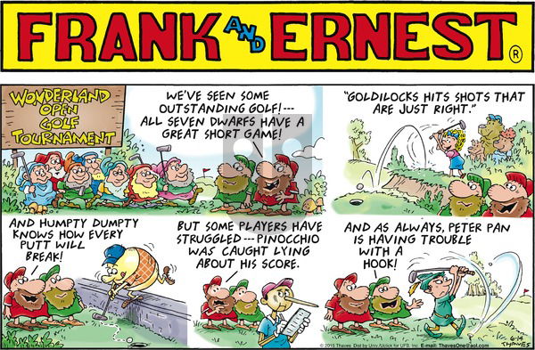 Frank and Ernest on Sunday June 14, 2015 Comic Strip