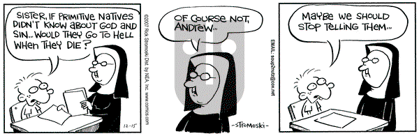 Soup to Nutz - Old on Saturday December 15, 2007 Comic Strip