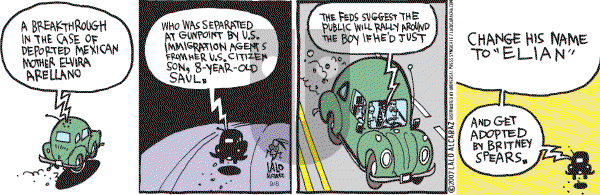La Cucaracha on Tuesday September 18, 2007 Comic Strip