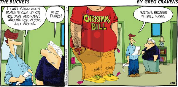 The Buckets on Sunday January 29, 2012 Comic Strip