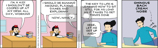 Nancy - Friday March 1, 2024 Comic Strip