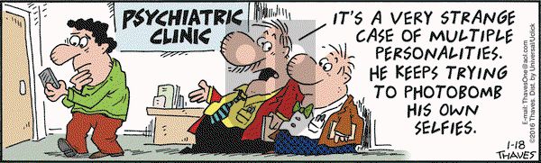 Frank and Ernest on Monday January 18, 2016 Comic Strip
