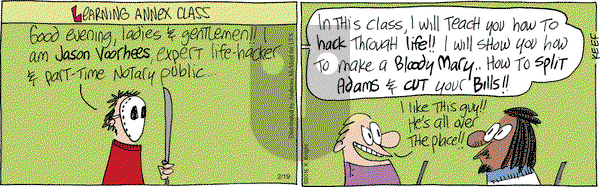 The Knight Life on Monday February 19, 2018 Comic Strip