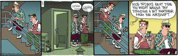 Monty on Thursday April 7, 2011 Comic Strip