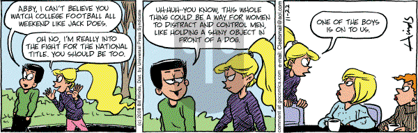 Cleats - Saturday November 22, 2008 Comic Strip