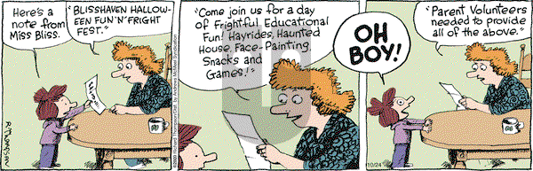 Cul de Sac on Thursday October 24, 2019 Comic Strip
