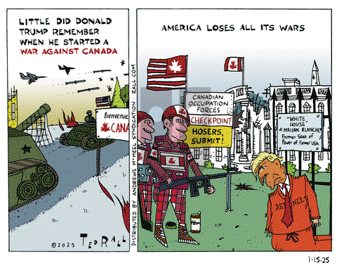 Ted Rall on Wednesday January 15, 2025 Comic Strip