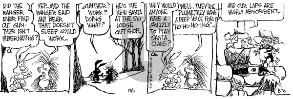 The Grizzwells on Monday December 11, 1995 Comic Strip