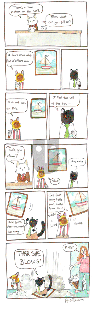 Breaking Cat News on Thursday March 19, 2015 Comic Strip