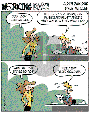 Working Daze on Monday March 21, 2005 Comic Strip