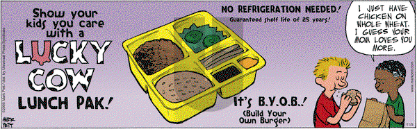 Lucky Cow on Saturday November 5, 2005 Comic Strip
