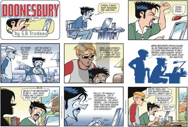 Doonesbury on Sunday February 29, 2004 Comic Strip