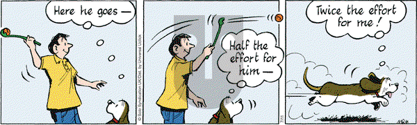 Fred Basset on Monday July 11, 2016 Comic Strip