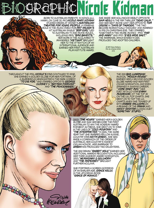 Biographic on Sunday February 16, 2014 Comic Strip