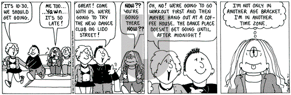 Cathy Classics on Friday April 1, 1994 Comic Strip