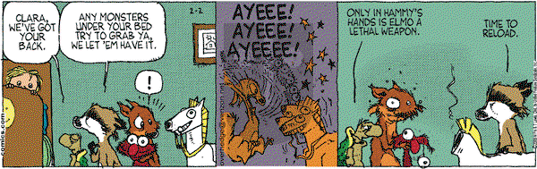 Over the Hedge on Thursday February 2, 2006 Comic Strip